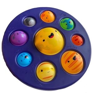Solar system simple dimple pop-it fidget toy